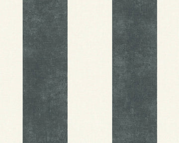 Textured anthracite and white striped pattern
