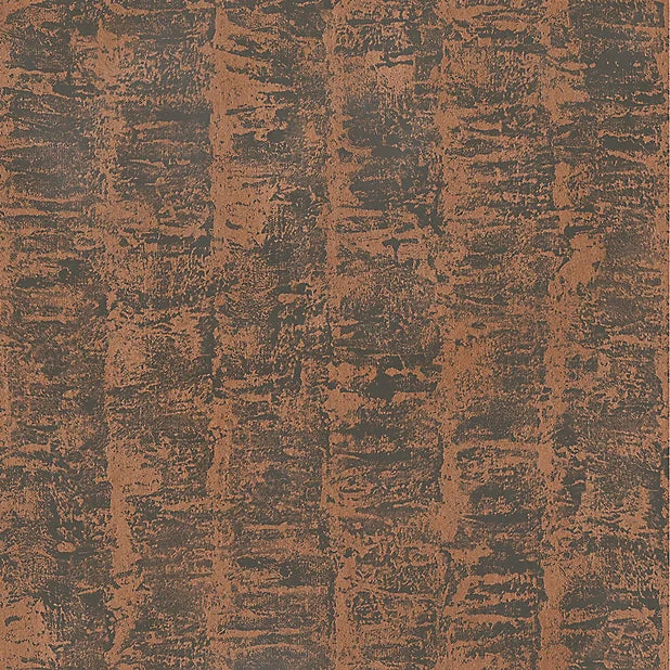 Mottled Metallic Copper Wallpaper