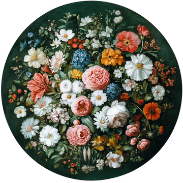 Gardenia Circle Wallpaper
