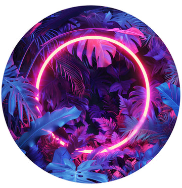 Neon Circle Wallpaper