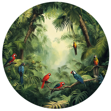 Amazonia Circle Wallpaper