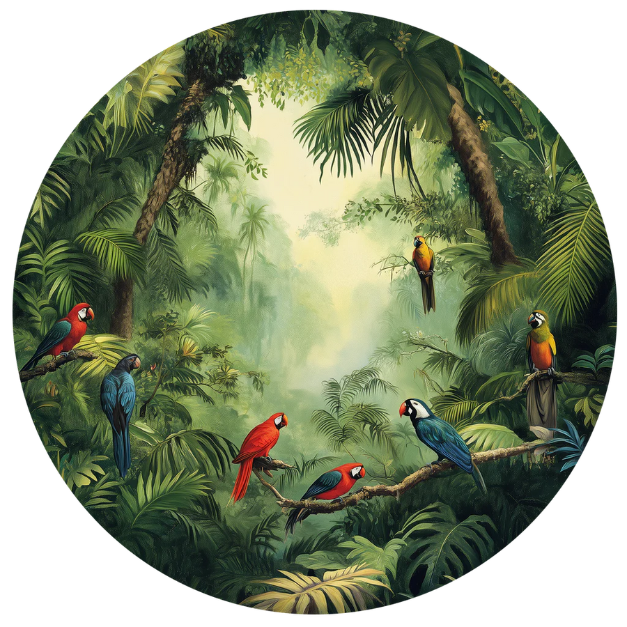 Amazonia Circle Wallpaper