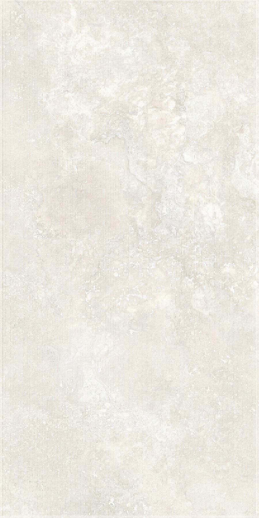 Classic Crosscut Off White Ribbed 60x120